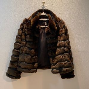 Faux fur jacket